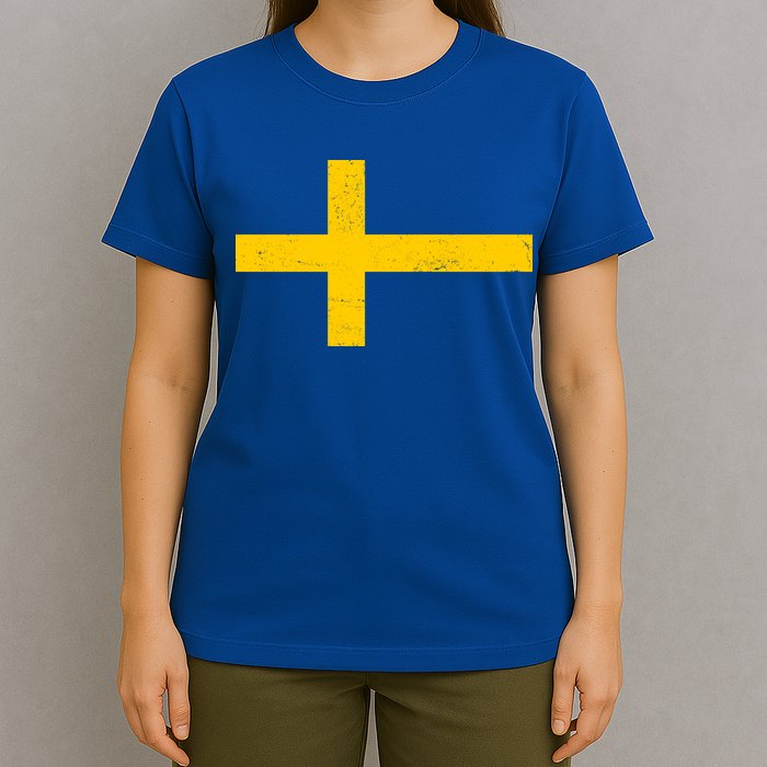Vintage Swedish Flag T-Shirt