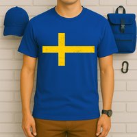 Vintage Swedish Flag T-Shirt
