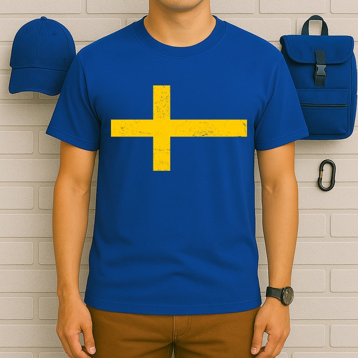 Vintage Swedish Flag T-Shirt
