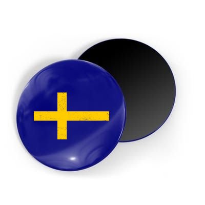 Vintage Swedish Flag Magnet