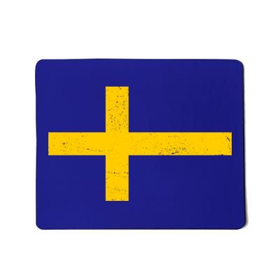 Vintage Swedish Flag Mousepad