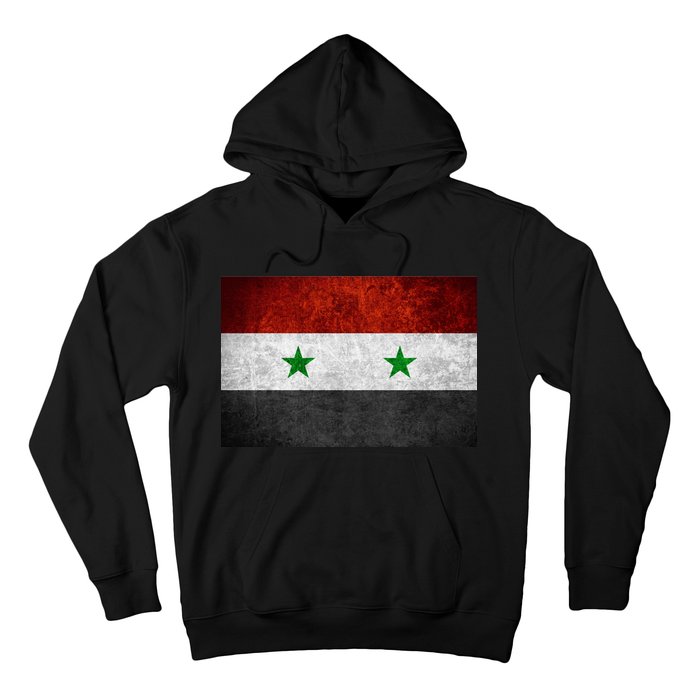 Vintage Syrian Independence Flag Hoodie