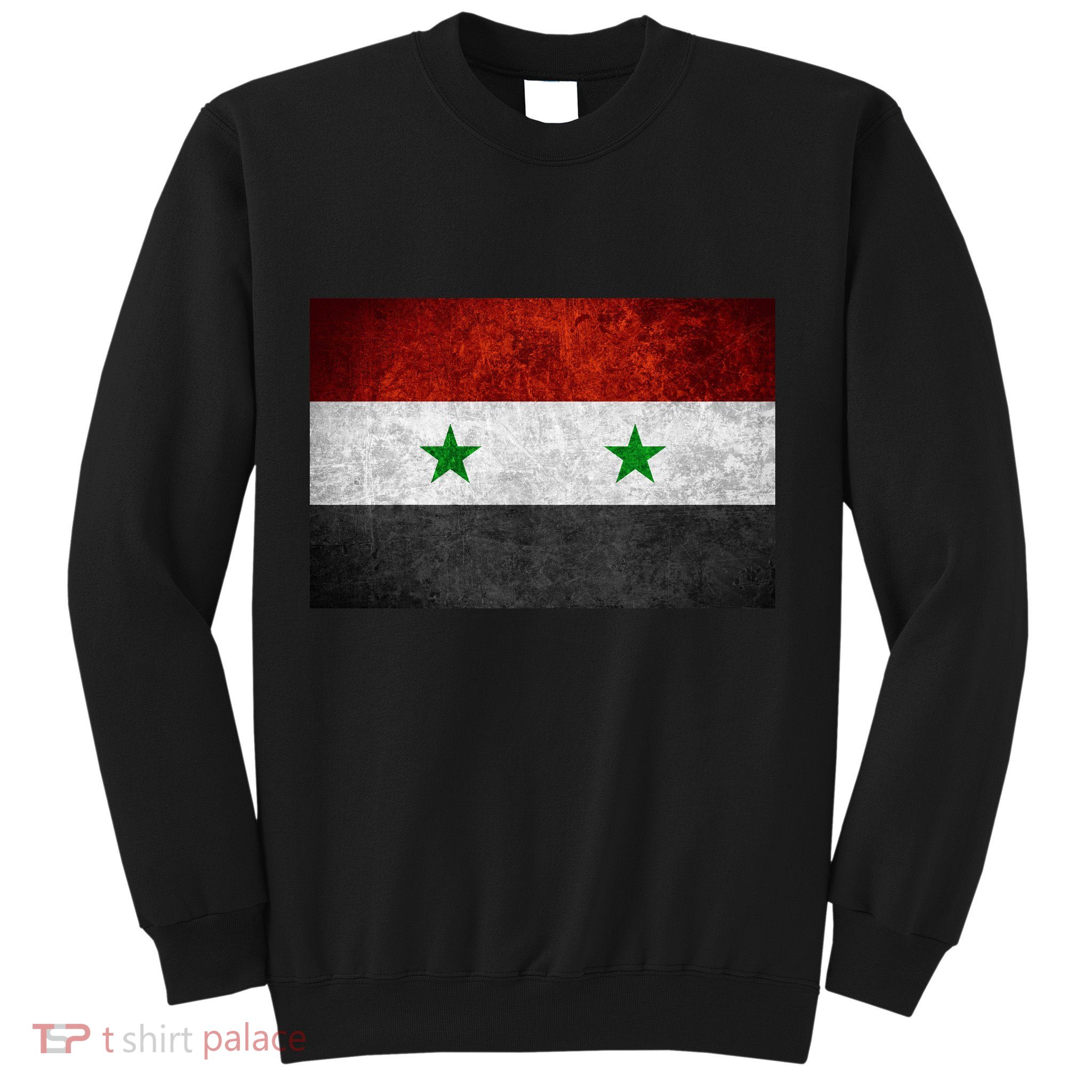 Vintage Syrian Independence Flag Sweatshirt