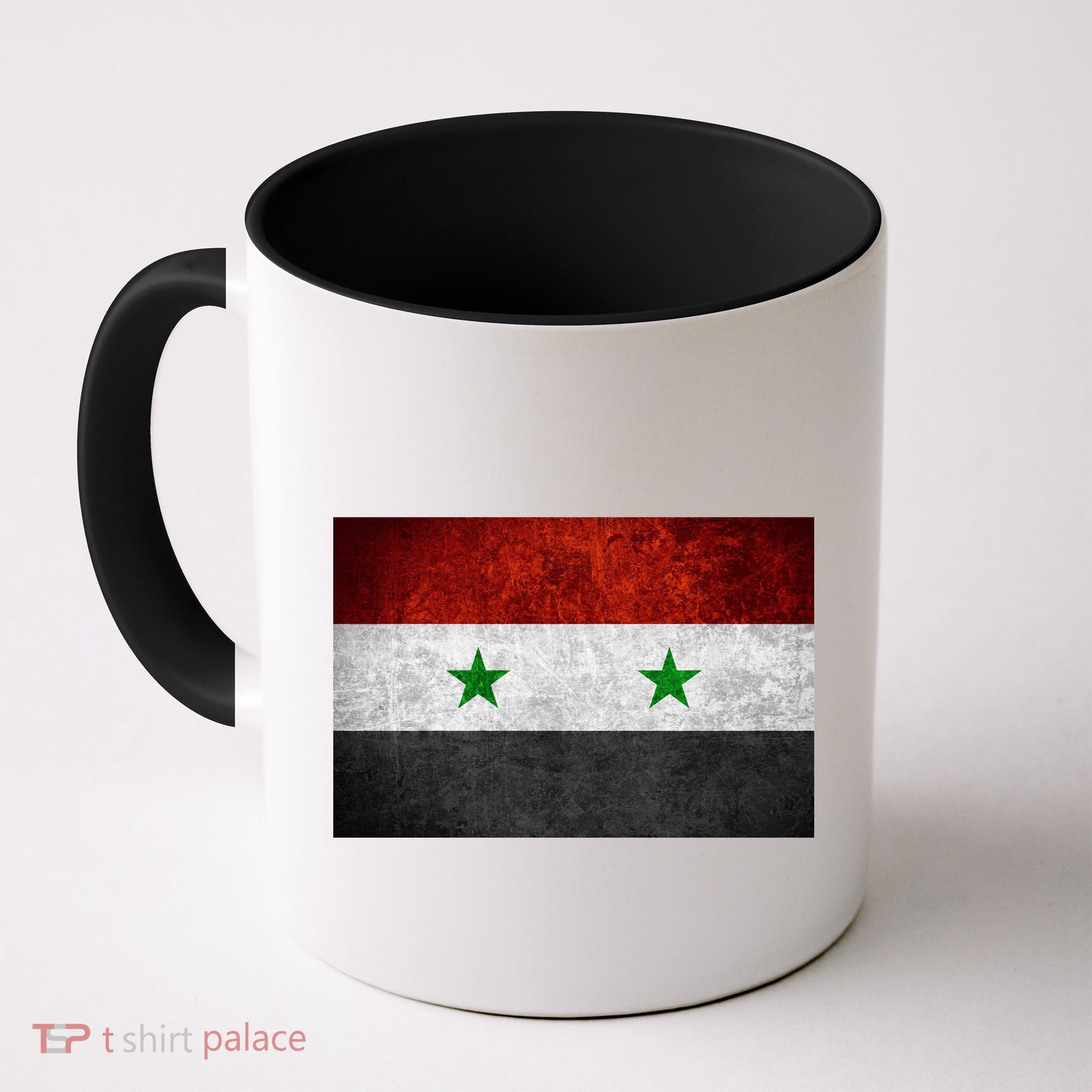 Vintage Syrian Independence Flag Mug