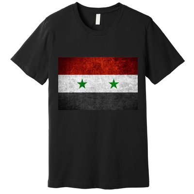 Vintage Syrian Independence Flag Premium T-Shirt