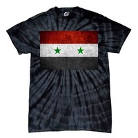 Vintage Syrian Independence Flag Tie-Dye T-Shirt