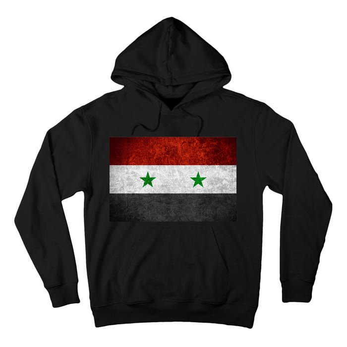 Vintage Syrian Independence Flag Tall Hoodie