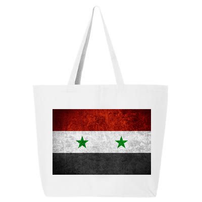 Vintage Syrian Independence Flag 25L Jumbo Tote