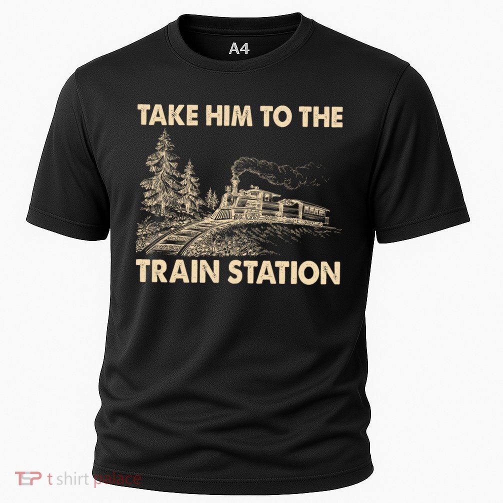 Vintage Take Him To the Train Station Performance Shirt