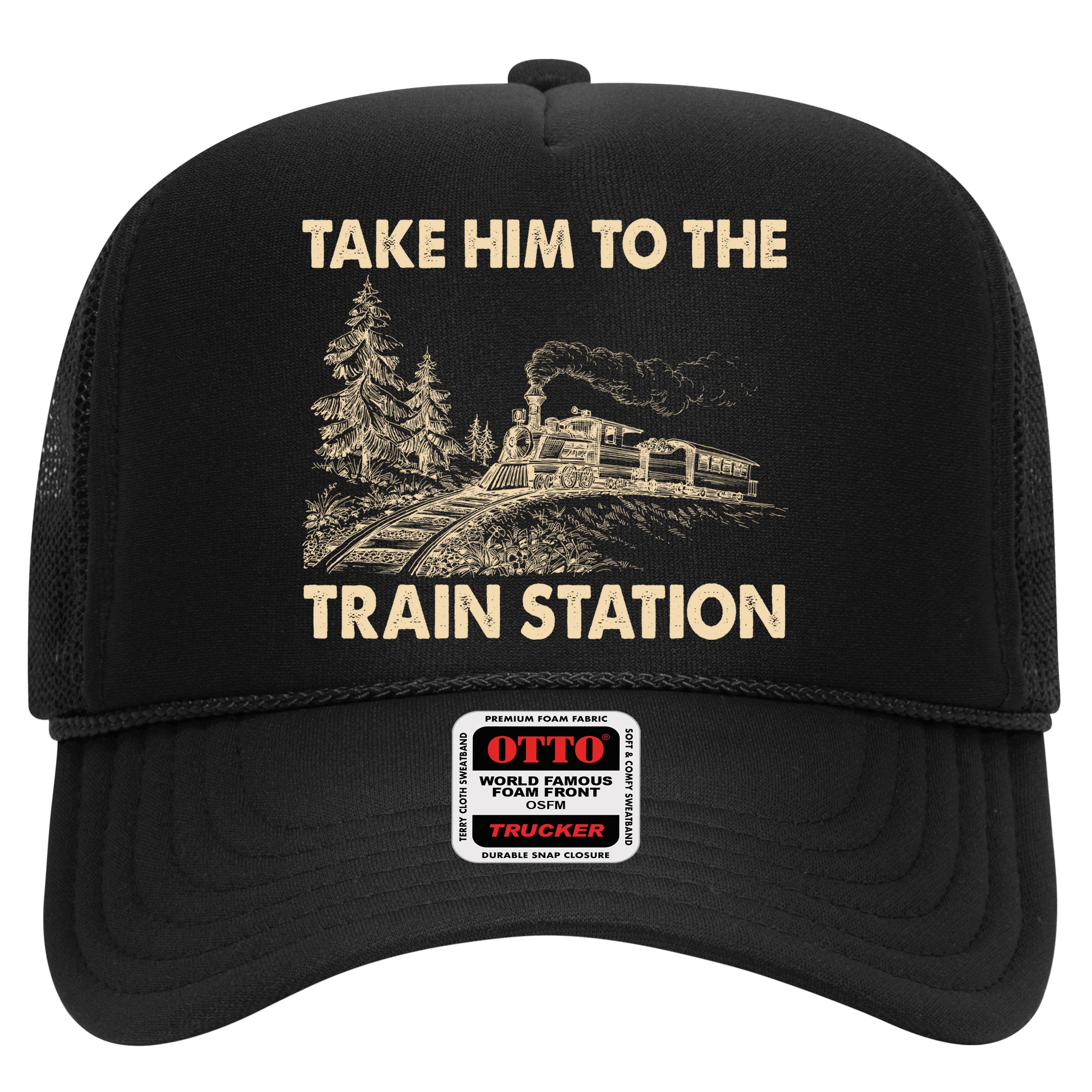 Vintage Take Him To the Train Station Hat
