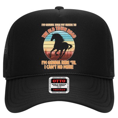 Vintage Take My Horse To The Old Town Road Trucker Hat