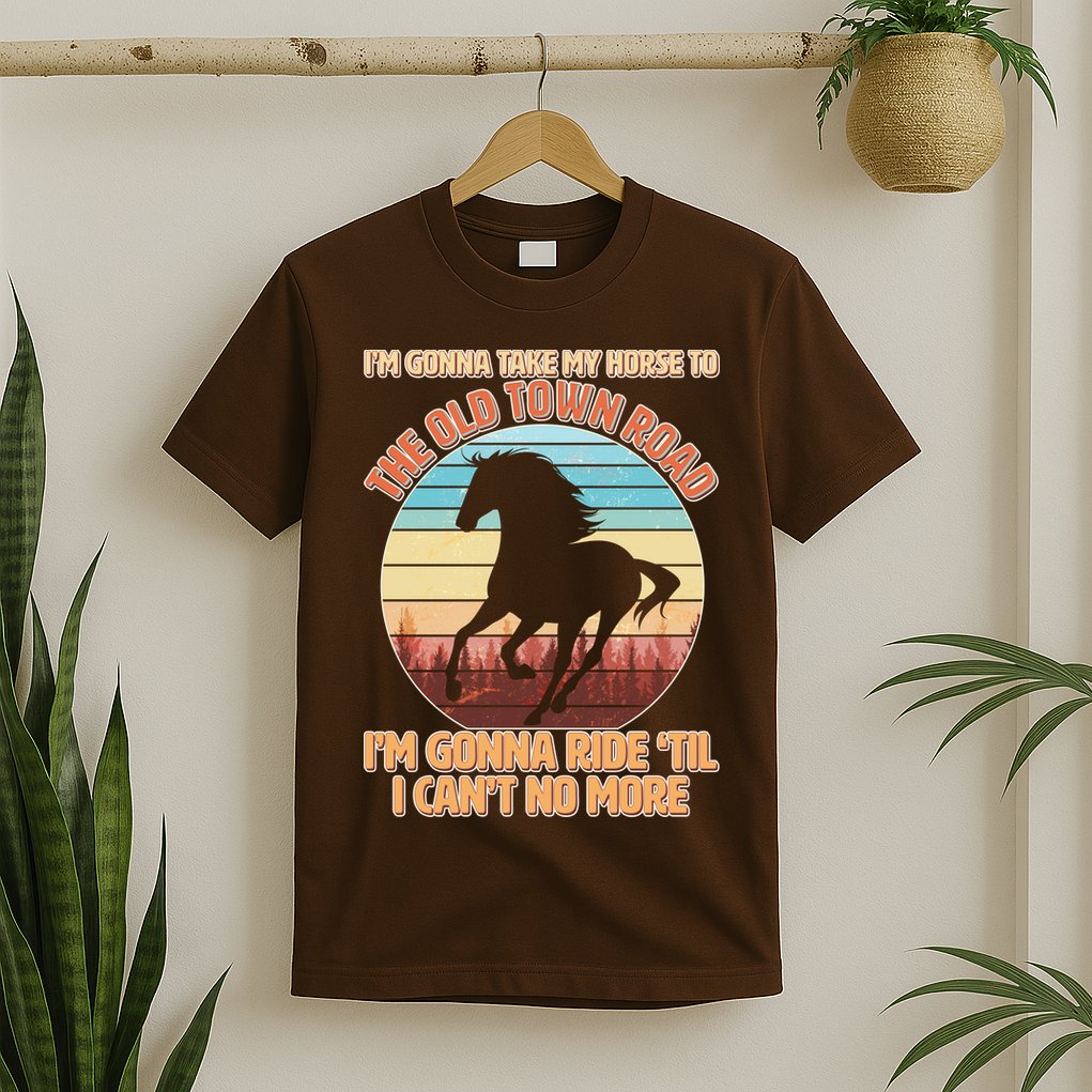 Vintage Take My Horse To The Old Town Road T-Shirt