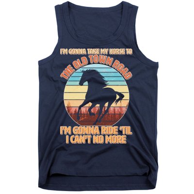 Vintage Take My Horse To The Old Town Road Tank Top