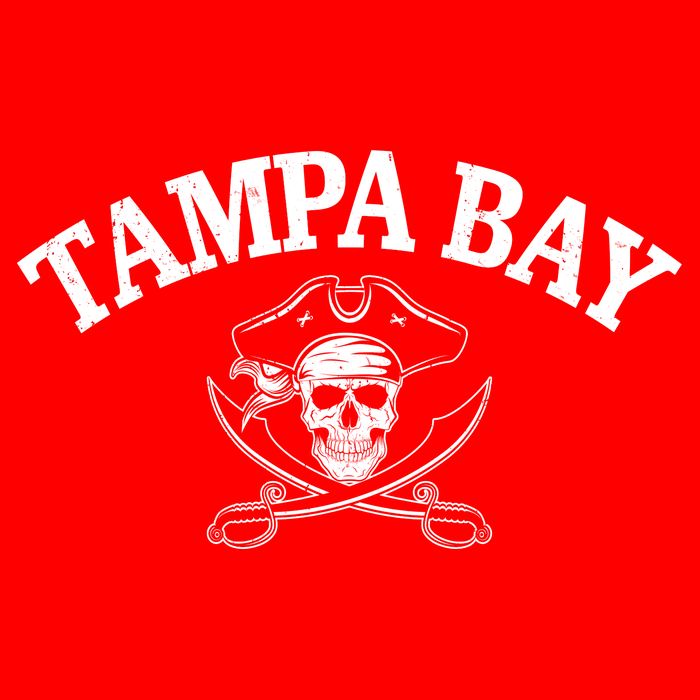 Vintage Tampa Bay Football Pirates Fan Baby Bodysuit