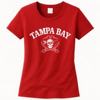 Vintage Tampa Bay Football Pirates Fan Womens T-Shirt