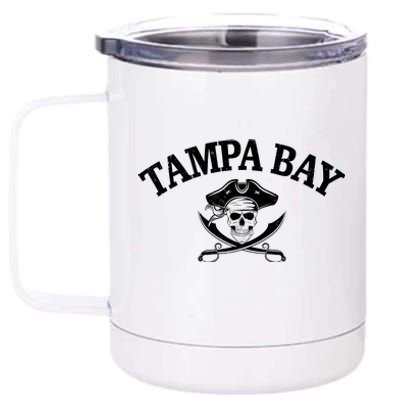 Vintage Tampa Bay Football Pirates Fan 12 oz Stainless Steel Tumbler Cup