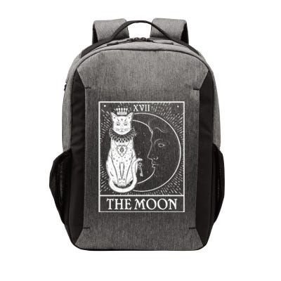 Vintage Tarot Card XVII The Moon Cat Vector Backpack