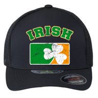 Vintage Team Irish Flag St. Patrick's Day Flexfit Unipanel Trucker Cap