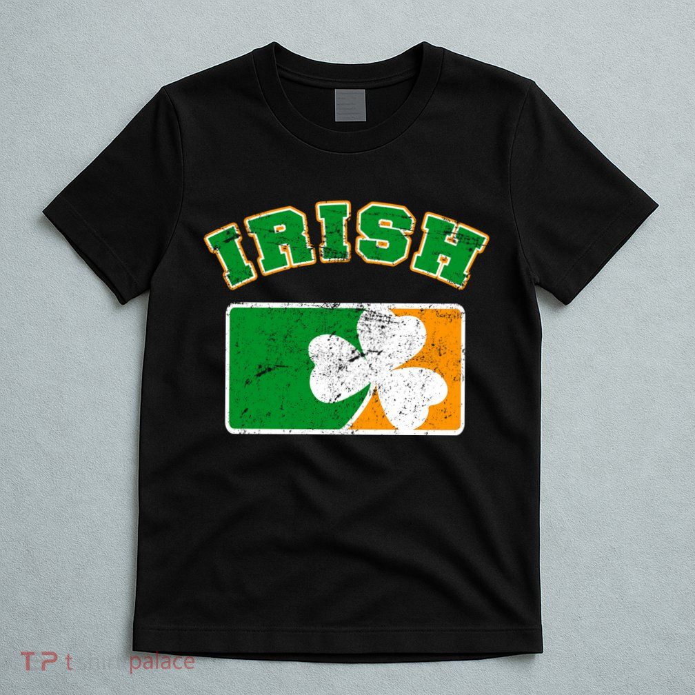 Vintage Team Irish Flag St. Patrick's Day T-Shirt