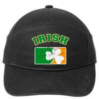 Vintage Team Irish Flag St. Patrick's Day 7-Panel Snapback Hat