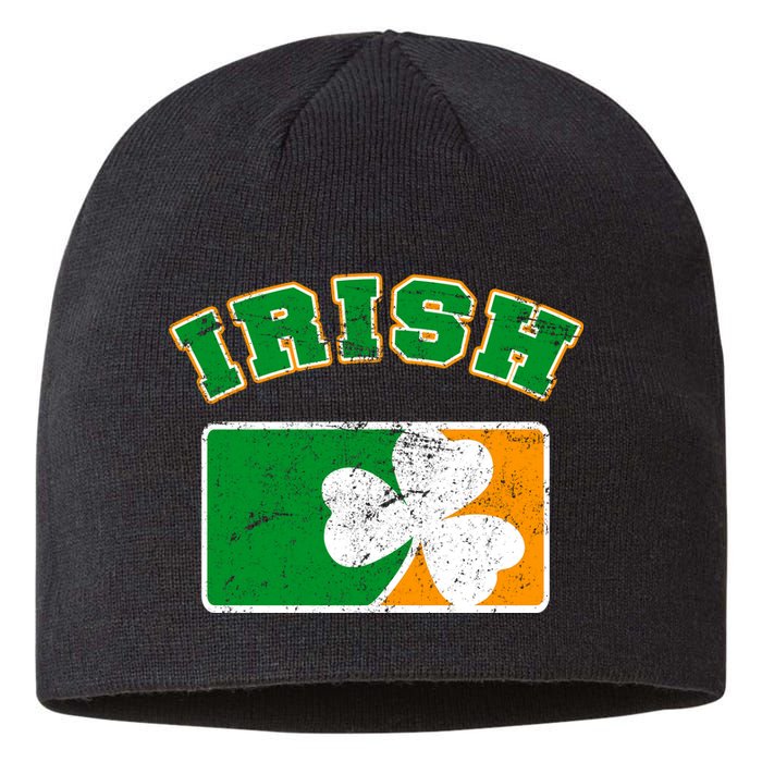 Vintage Team Irish Flag St. Patrick's Day Sustainable Beanie