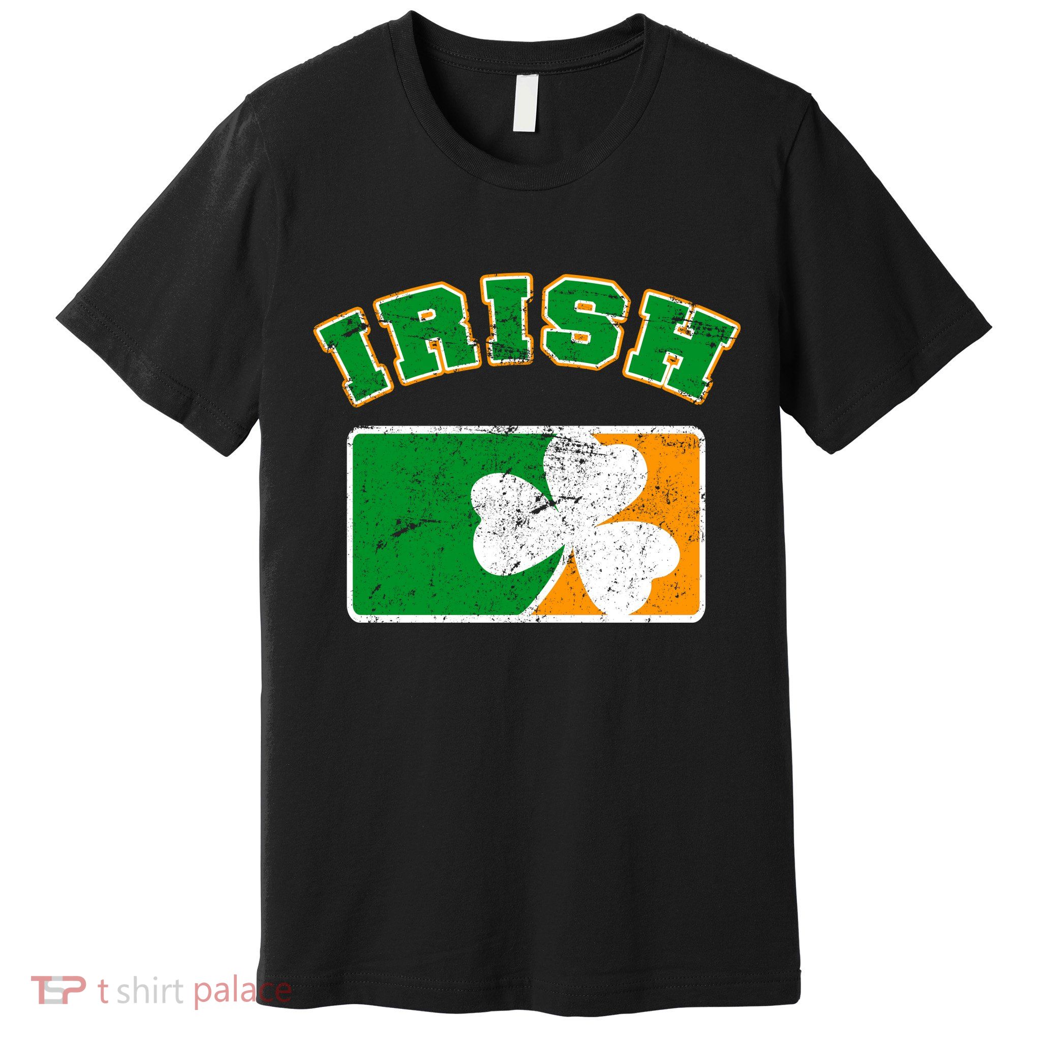 Vintage Team Irish Flag St. Patrick's Day Premium T-Shirt