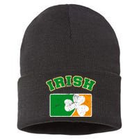 Vintage Team Irish Flag St. Patrick's Day Sustainable Knit Beanie