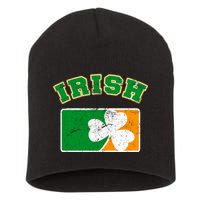 Vintage Team Irish Flag St. Patrick's Day Short Acrylic Beanie