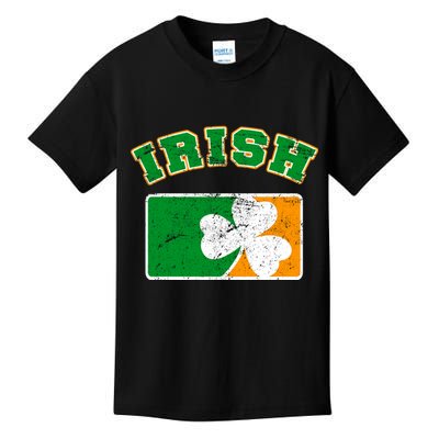 Vintage Team Irish Flag St. Patrick's Day Kids T-Shirt