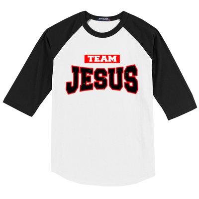 Vintage Team Jesus Funny Christian Baseball Sleeve Shirt
