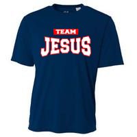 Vintage Team Jesus Funny Christian Cooling Performance Crew T-Shirt