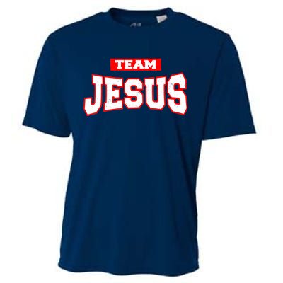 Vintage Team Jesus Funny Christian Cooling Performance Crew T-Shirt