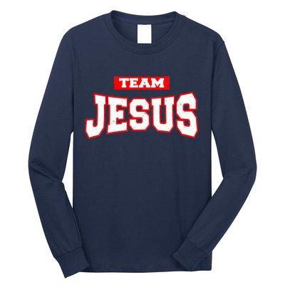 Vintage Team Jesus Funny Christian Long Sleeve Shirt