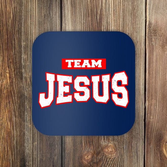 Vintage Team Jesus Funny Christian Coaster