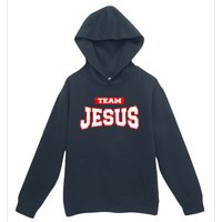 Vintage Team Jesus Funny Christian Urban Pullover Hoodie