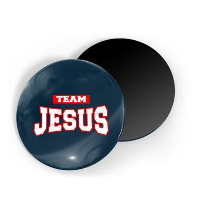 Vintage Team Jesus Funny Christian Magnet