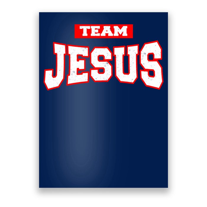 Vintage Team Jesus Funny Christian Poster