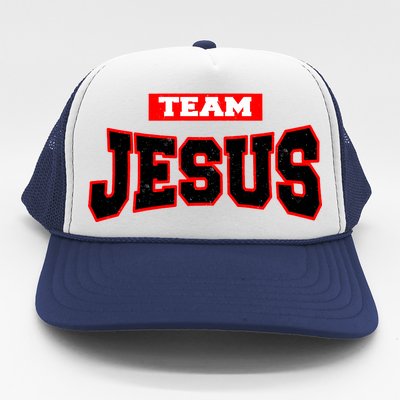 Vintage Team Jesus Funny Christian Trucker Hat