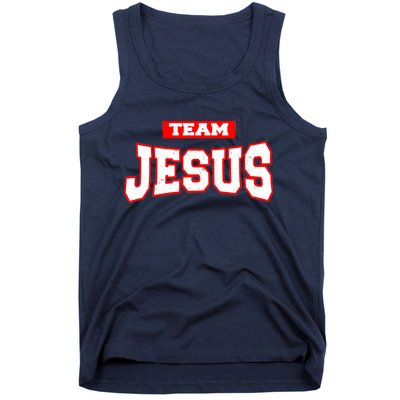 Vintage Team Jesus Funny Christian Tank Top