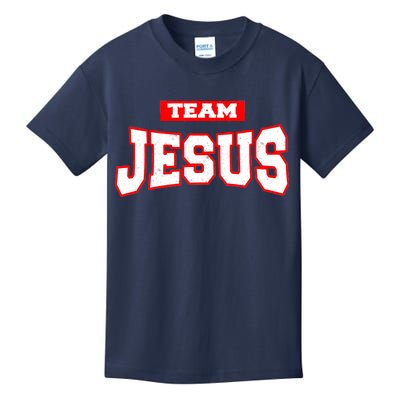 Vintage Team Jesus Funny Christian Kids T-Shirt