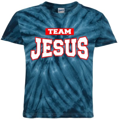 Vintage Team Jesus Funny Christian Kids Tie-Dye T-Shirt