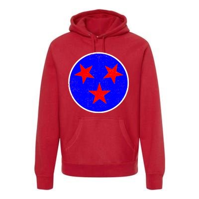 Vintage Tennessee State Flag Premium Hoodie