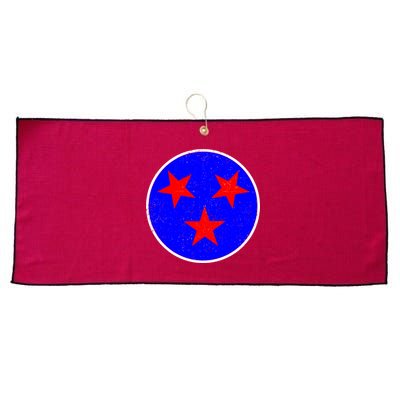 Vintage Tennessee State Flag Large Microfiber Waffle Golf Towel