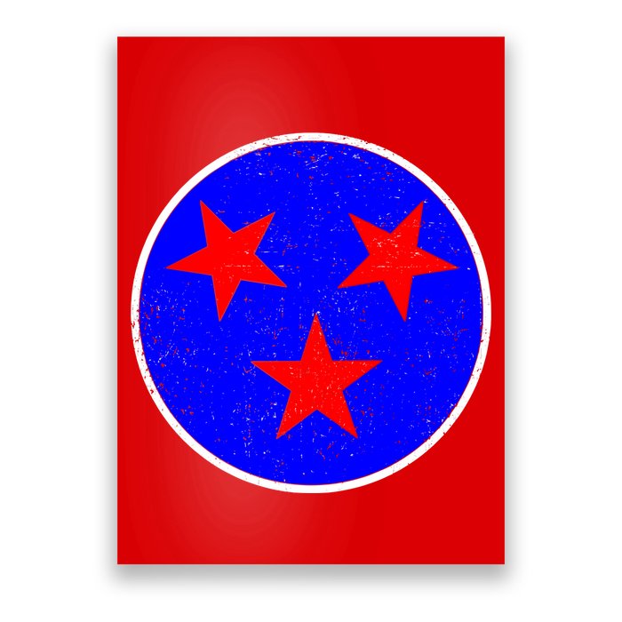 Vintage Tennessee State Flag Poster