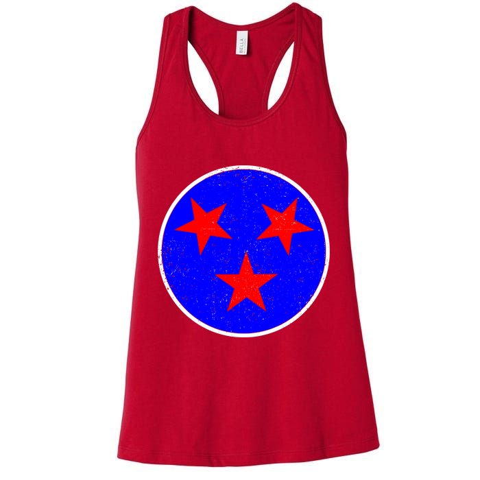 Vintage Tennessee State Flag Womens Tank Top