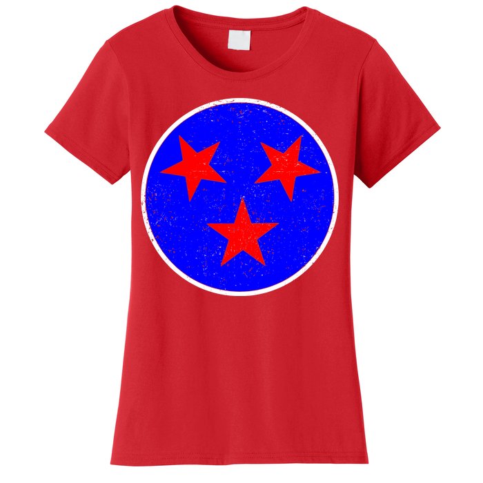 Vintage Tennessee State Flag Women's T-Shirt