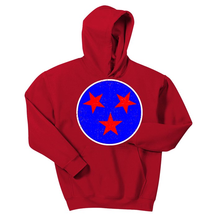 Vintage Tennessee State Flag Kids Hoodie