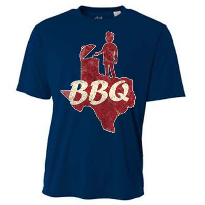 Vintage Texas BBQ Cooling Performance Crew T-Shirt