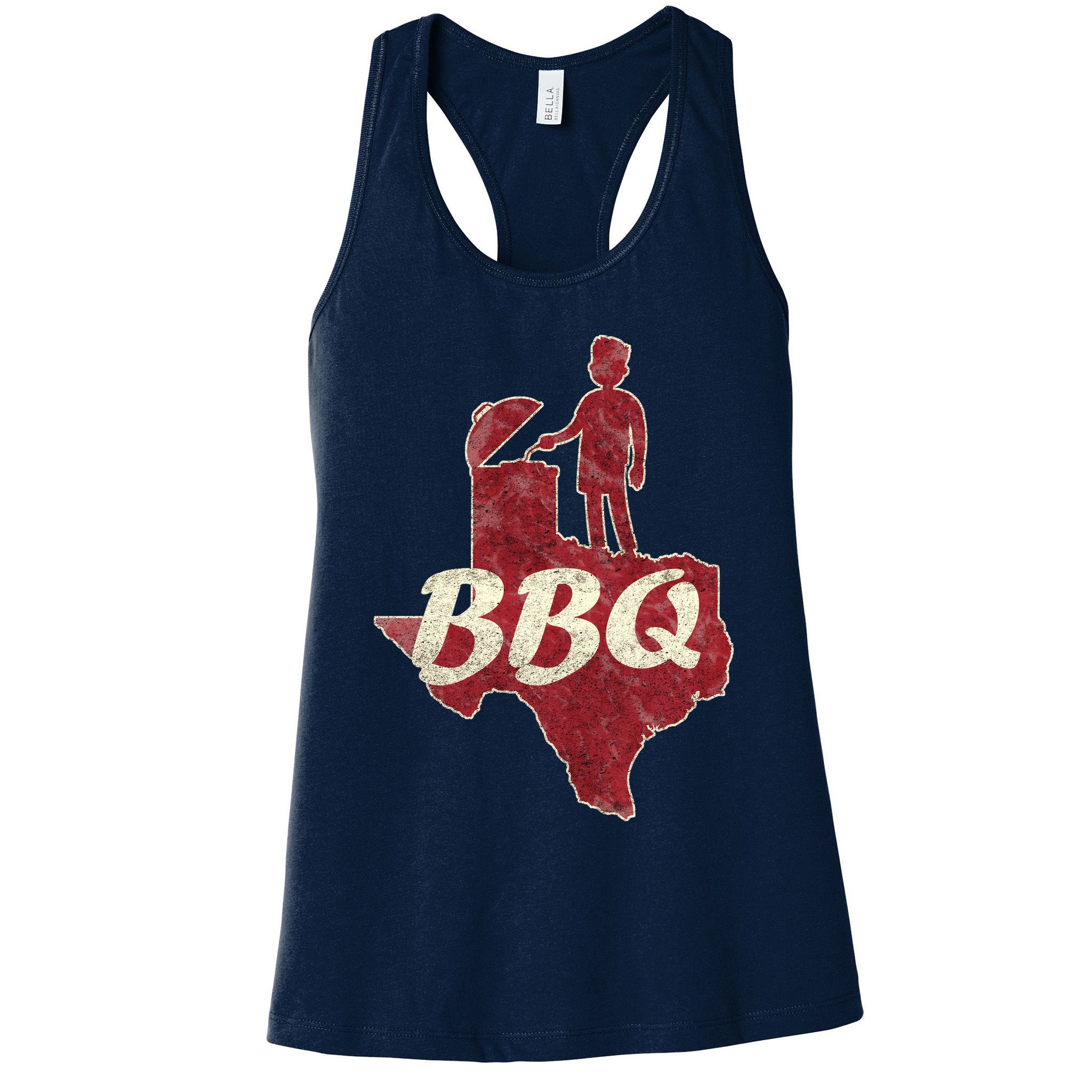 Vintage Texas BBQ Womens Tank Top