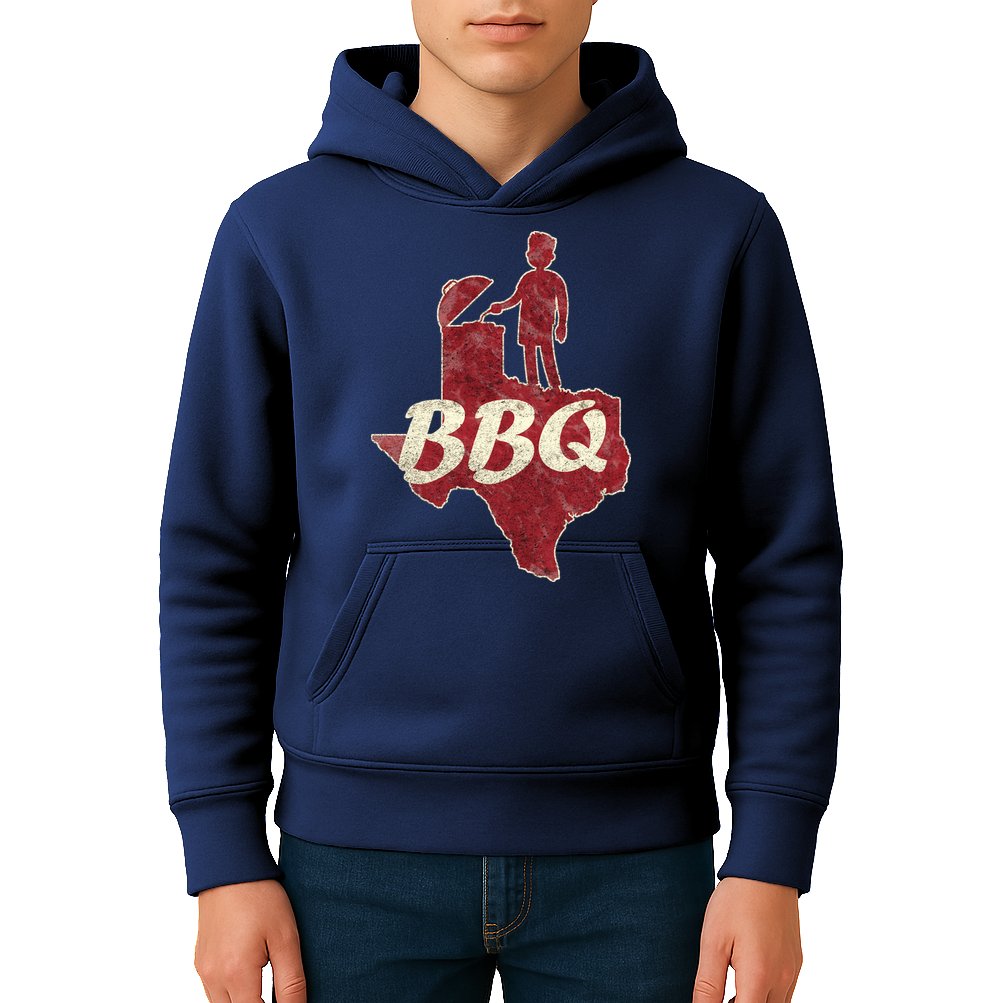 Vintage Texas BBQ Kids Hoodie